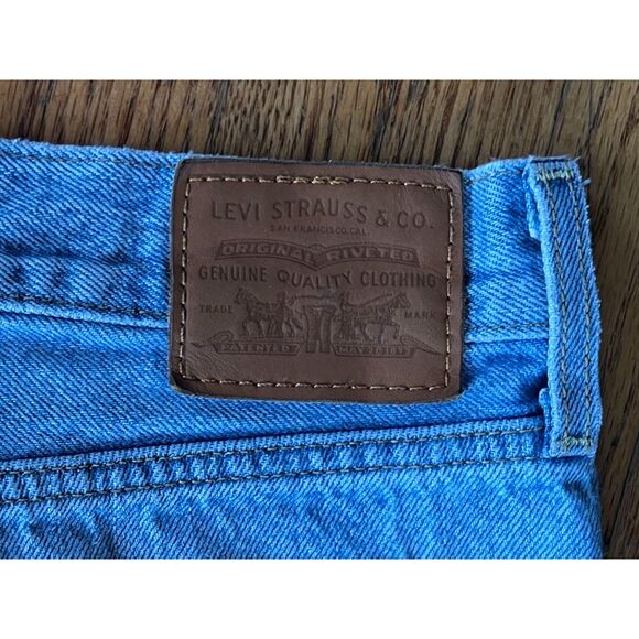 Levi's Premium Blue Wedgie Straight Denim Jeans Pants Trousers  Women's Size 32 - Picture 8 of 13
